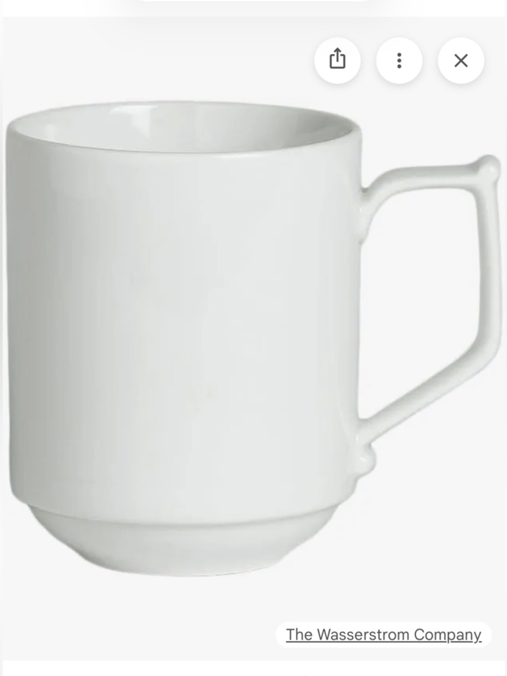 Varick Café Porcelain Bowl & Rene Orzorio Mug White Gloss Porcelain - Picture 3 of 12